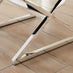 Oxford Modern Grey Velvet And Silver Chrome Stool