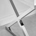 Oxford 1 Drawer White High Gloss Bedside Table