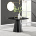 Palma Round Black Semi Gloss 4-6 Seater Dining Table