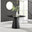 Palma Round Black Semi Gloss 4-6 Seater Dining Table