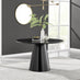 Palma Round Black Semi Gloss 4-6 Seater Dining Table