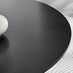 Palma Round Black Semi Gloss Dining Table 4 Terracotta Isola Chairs