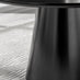 Palma Black Semi Gloss Round Dining Table & 4 Black Lorenzo Chairs