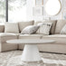 Palma Round Beige Stone Coffee Table