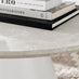 Palma Round Beige Stone Coffee Table