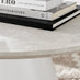 Palma Round Beige Stone Coffee Table