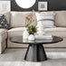 Palma Round Black Coffee Table
