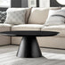 Palma Round Black Coffee Table