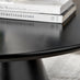 Palma Round Black Coffee Table
