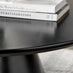 Palma Round Black Coffee Table