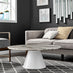 Palma Round White Marble Effect Coffee Table