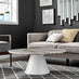 Palma Round White Marble Effect Coffee Table
