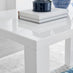 Pivero White High Gloss Dining Table And 4 Elephant Grey Lorenzo Chairs Set
