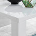 Pivero White High Gloss Dining Table and 6 Elephant Grey Lorenzo Dining Chairs