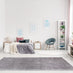 Plush Classic Deep-pile Rug in Grey - 120x170cm
