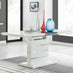 Renato Rectangular Grey and White High Gloss Extending 4-6 Seater Dining Table