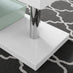 Siena White High Gloss Rotating Desk