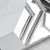 Sorrento White High Gloss And Chrome Dining Table And 6 Elephant Grey Milan Dining Chairs