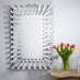Starburst Rectangular Modern Wall Mirror