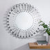 Starburst Round Modern Wall Mirror