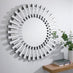 Starburst Small Round Modern Wall Mirror