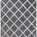 Toscana Moroccan Lattice Two-Tone Rug in Grey and Cream - 160x220cm