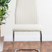 Palma White Marble Effect Round Dining Table & 4 White Lorenzo Chairs