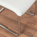 Kylo White Marble Effect Dining Table & 4 White Lorenzo Chairs