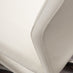 Atlanta White High Gloss And Chrome Metal Rectangle Dining Table And 4 White Willow Dining Chairs Set