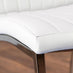 Atlanta White High Gloss And Chrome Metal Rectangle Dining Table And 4 White Isco Dining Chairs Set