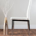 Arezzo Large Extending Dining Table and 8 White Milan Chairs