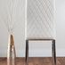 Arezzo Large Extending Dining Table and 8 White Milan Chairs