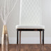 Kylo White Marble Effect Dining Table & 4 White Milan Chrome Leg Chairs